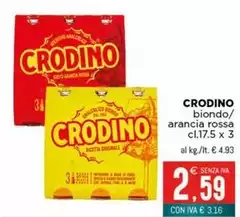 Crodo - Biondo/ Arancia Rossa Crodo - Biondo/ Arancia Rossa
