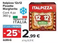 Italpizza -  12x12 Pizzette Margherita