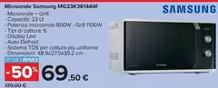 Samsung - Microonde MG23K3614AW