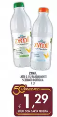 Zymil -  Latte 0.1%/parazialmente Scremato Bottiglia