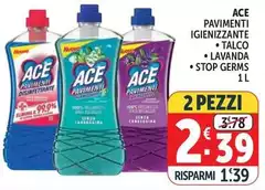 Ace - Pavimenti Igienizzante