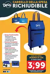 Deco - Carrello Della Spesa Richiudibile