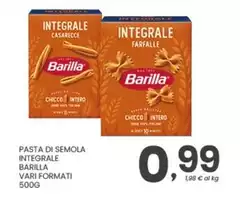 Barilla - Pasta Di Semola Integrale