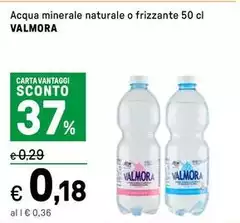 Valmora - Acqua Minerale Naturale O Frizzante