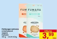 Fumara - Fishburger Salmone O Merluzzo Al Vapore Fumara - Fishburger Salmone O Merluzzo Al Vapore