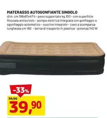 Materasso Autogonfiante Singolo