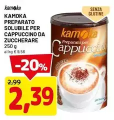 Kamoka - Preparato Solubile Per Cappucino Da Zuccherare