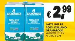 Granarolo - Latte UHT Ps 100% Italiano 