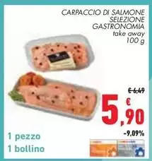 Selezione gastronomia - Carpaccio Di Salmone Selezione Gastronomia