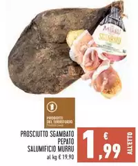 Salumificio mena - Prosciutto Sgambato Pepato