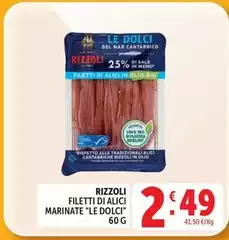 Rizzoli - Filetti Di Alici Marinate "Le Dolci"