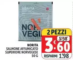Norita - Salmone Affumicato Superiore Norvegese