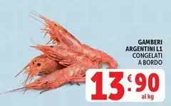 Gamberi Argentini L11 Congelati A Bordo