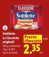 Sottilette - Le Classiche Originali