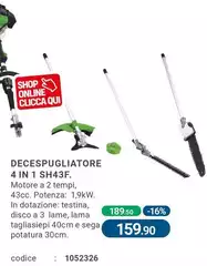 Decespugliatore 4in1 SH43F.