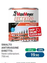 Max Meyer - Smalto Antiruggine Diretto Max Meyer - Smalto Antiruggine Diretto