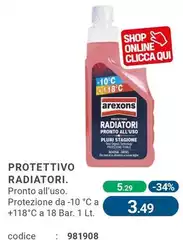 Arexons - Protettivo Radiatori. Arexons - Protettivo Radiatori.