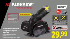 Parkside - Performace Smerigliatrice Angolare Ricaricabile