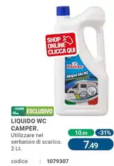 Rhütten - Liquido Wc Camper Rhütten - Liquido Wc Camper