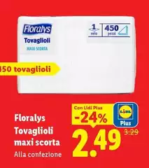 Floralys - Tovaglioli Maxi Scorta