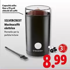 Silvercrest - Macinacaffè Elettrico