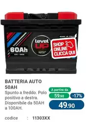 Level Up - Batteria Auto 50Ah