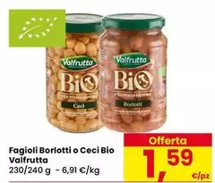 Valfrutta - Fagioli Borlotti O Ceci Bio Valfrutta - Fagioli Borlotti O Ceci Bio