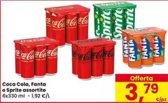 Fanta - Coca Cola, O Sprite Assortite Fanta - Coca Cola, O Sprite Assortite
