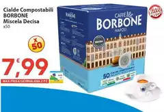Caffe borbone - Cialde Compostabili Miscela Decisa