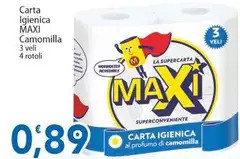 Maxi - Carta Igienica Camomilla