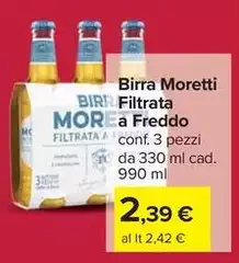 Moretti - Birra Filtrata A Freddo