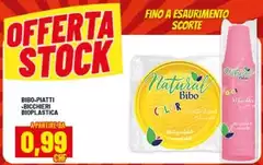 Stock - Bibo Piatti Sicchieri Bioplastica