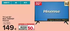 Hisense - Tv Led 32'' Mod. 32E210T