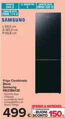 Samsung - Frigo Combinato Black RB33B612E