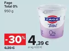 Fage - Total 0%