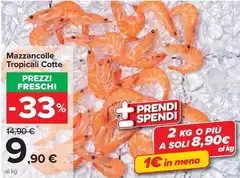 Mazzancolle Tropicali Cotte Mazzancolle Tropicali Cotte
