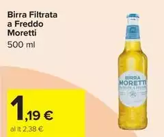 Moretti - Birra Filtrata A Freddo