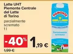 Piemonte - Latte Uht  Centrale Del Latte Di Torino