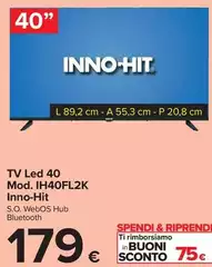 Inno-Hit - Tv Led 40 Mod. IH40FL2K
