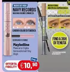 Maybelline - Mascara Ciglia Sensazionali Sky High