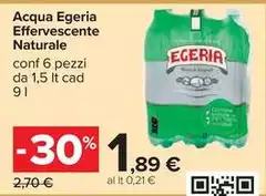 Egeria - Acqua Effervescente Naturale