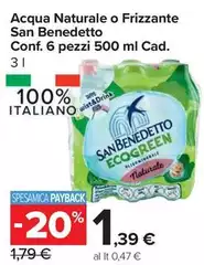 San Benedetto - Acqua Naturale O Frizzante