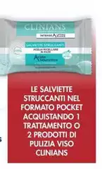 Clinians - Le Salviette Struccanti Nel Formato Pocket Acquistando 1 Trattamento O 2 Prodotti Di Pulizia Viso Clinians - Le Salviette Struccanti Nel Formato Pocket Acquistando 1 Trattamento O 2 Prodotti Di Pulizia Viso
