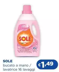 Sole - Bucato A Mano / Lavatrice