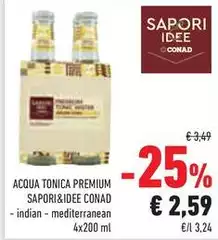 Sapori - &Idee Acqua Tonica Premium