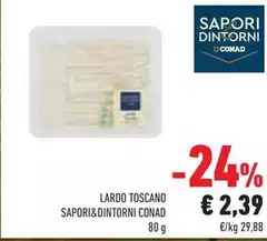 Sapori - Lardo Toscano &Dintorni