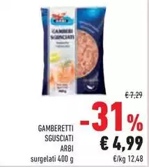 Arbi - Gamberetti Sgusciati Arbi - Gamberetti Sgusciati