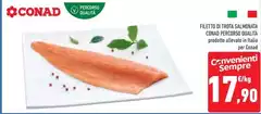 Conad - Filetto Di Trota Salmonata Percorso Qualità