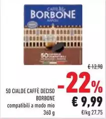 Caffe borbone - Cialde Caffè Deciso