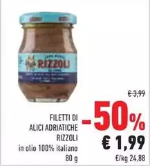 Rizzoli - Filetti Di Alici Adriatiche